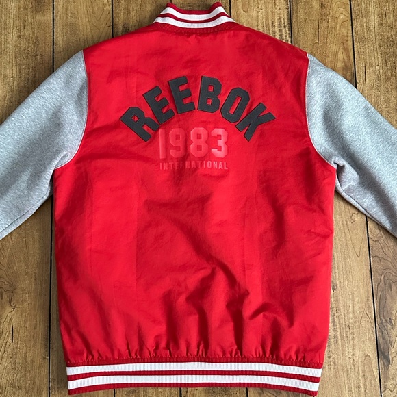 Reebok Varsity Bomber Jacket Medium - Picture 3 of 5